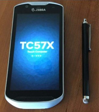 Стилус за екран на допир Zebra SG STYLUS TCX MTL 03, метално тело, отпорен на дожд, црно-сребрен