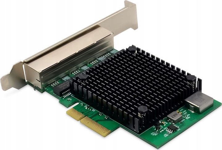 Kartë rrjeti Digitus DN-10136, 4 porta 2.5Gbps, PCI Express, RJ45