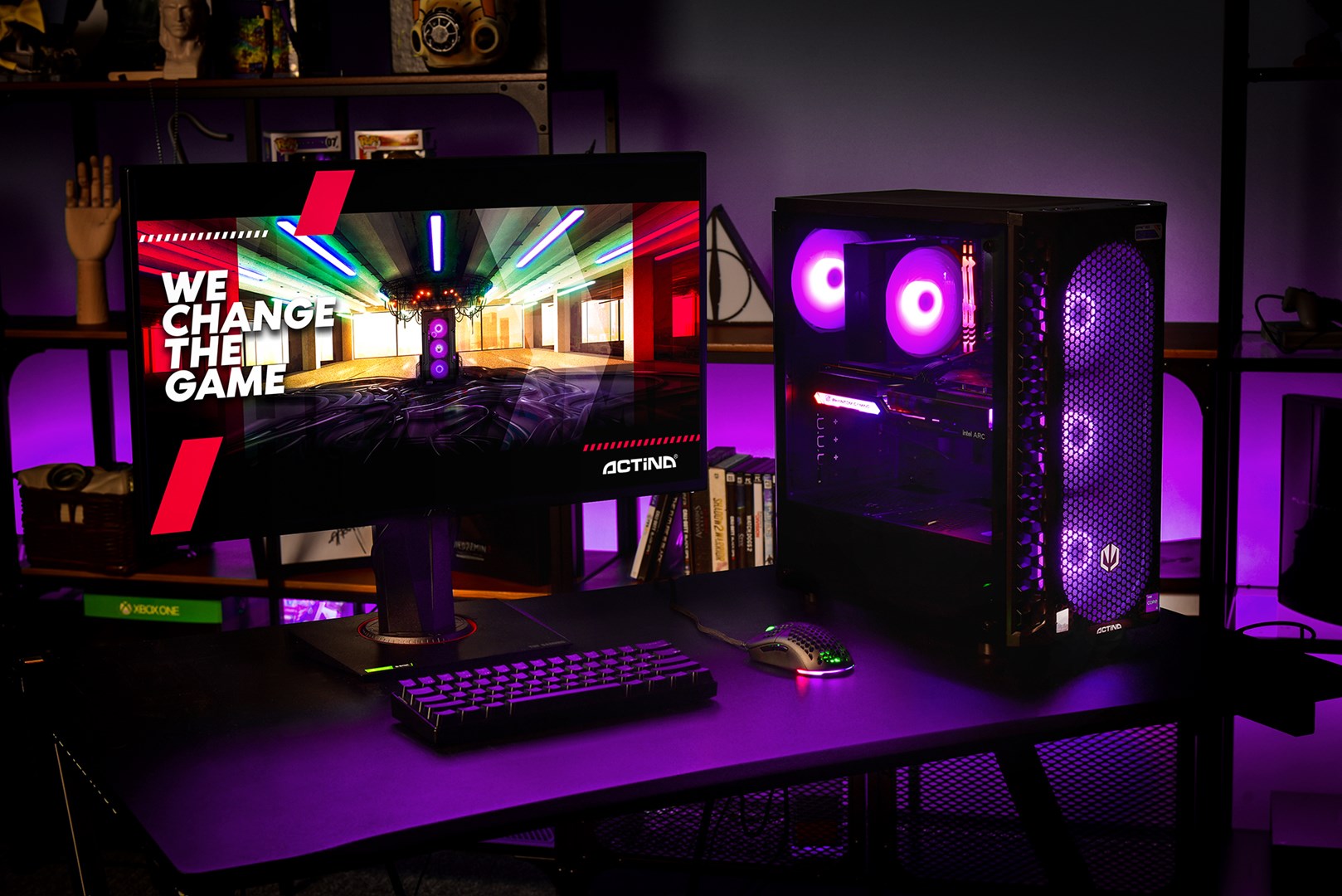 Kompjuter Actina ENDORFY, AMD Ryzen 5 3600, 16GB RAM, 1TB SSD, AMD Radeon RX 6600, 600W, i zi