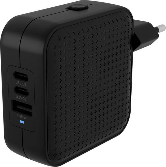Патен полнач HYPER HyperJuice 70W, USB C GaN, 3 порти, црн
