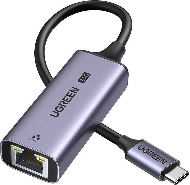 Adapter rrjeti Ugreen CM648, USB C në RJ45, 2.5G Ethernet, i zi