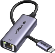 Мрежен адаптер Ugreen CM648, USB-C во RJ45, 2.5G Ethernet, црн