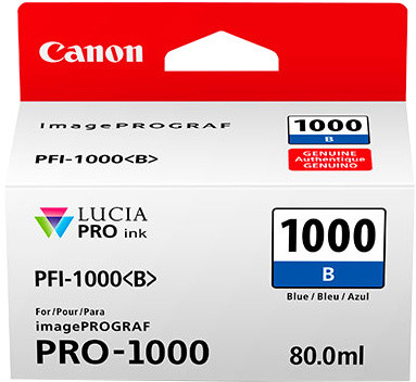 Ngjyrë për  printer Canon PFI-1000B, e kaltër