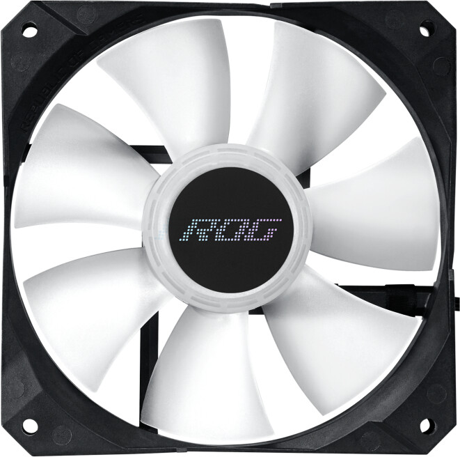 Ftohës me ujë ASUS ROG STRIX LC II 120 ARGB, i zi / bardhë