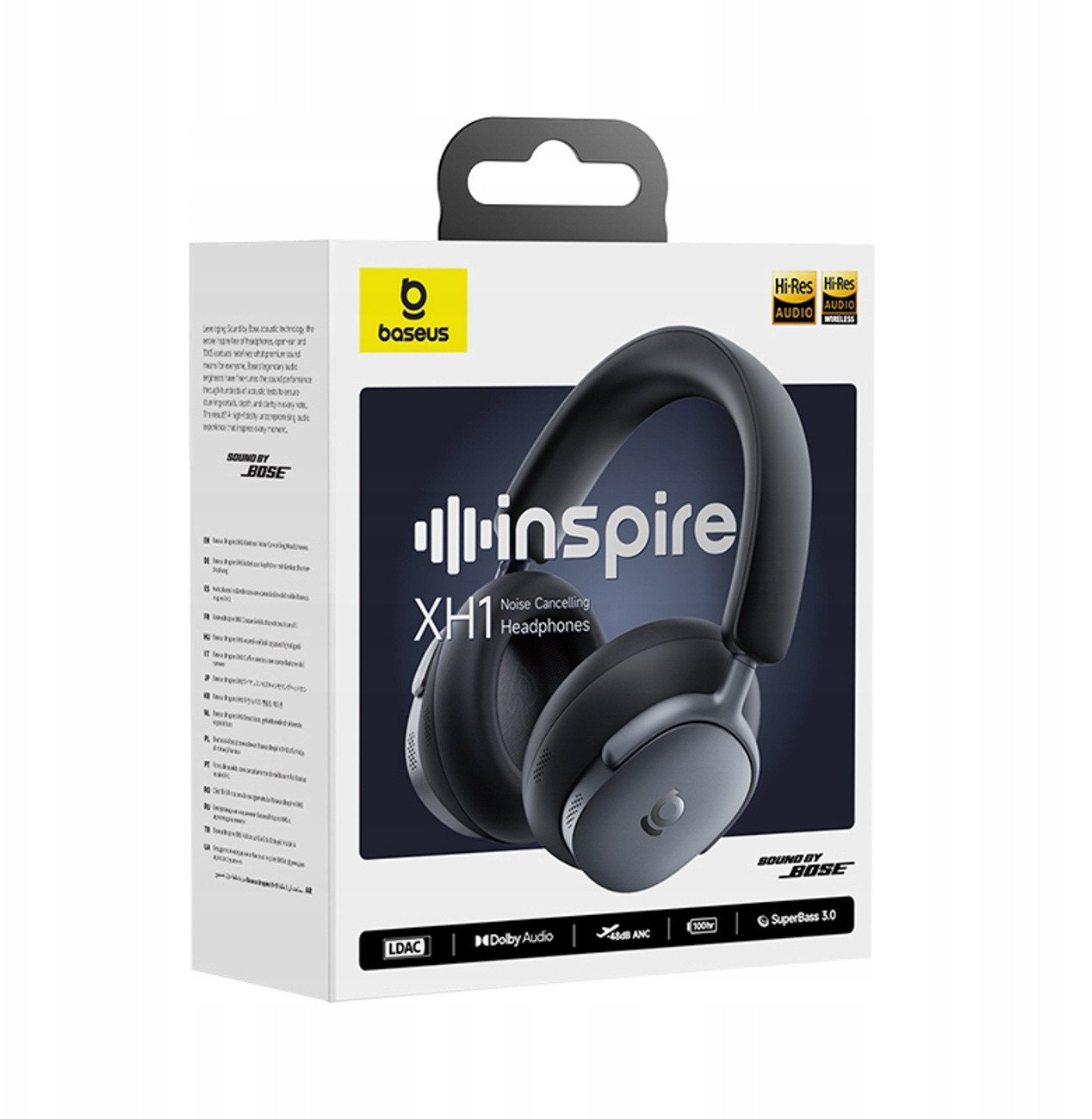 Kufje wireless Baseus Inspire XH1, ANC 48dB, Bluetooth 6.1, e zezë