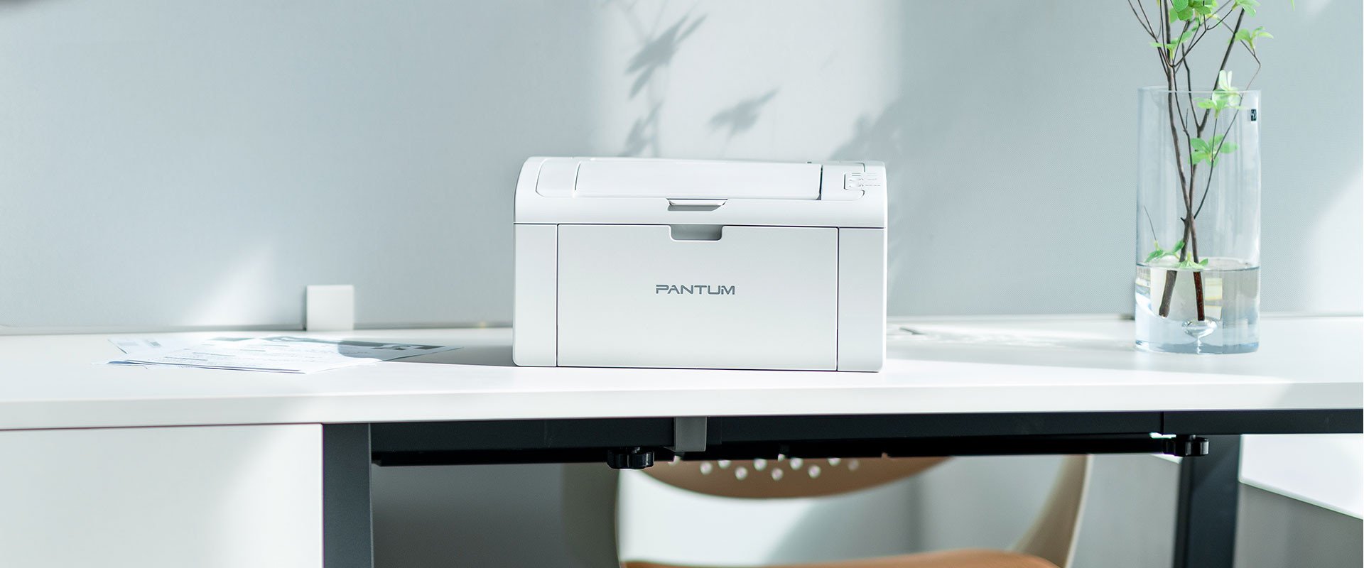 Printer laser Pantum P2509W, 22 fpm, Wi‑Fi, bardh e zi