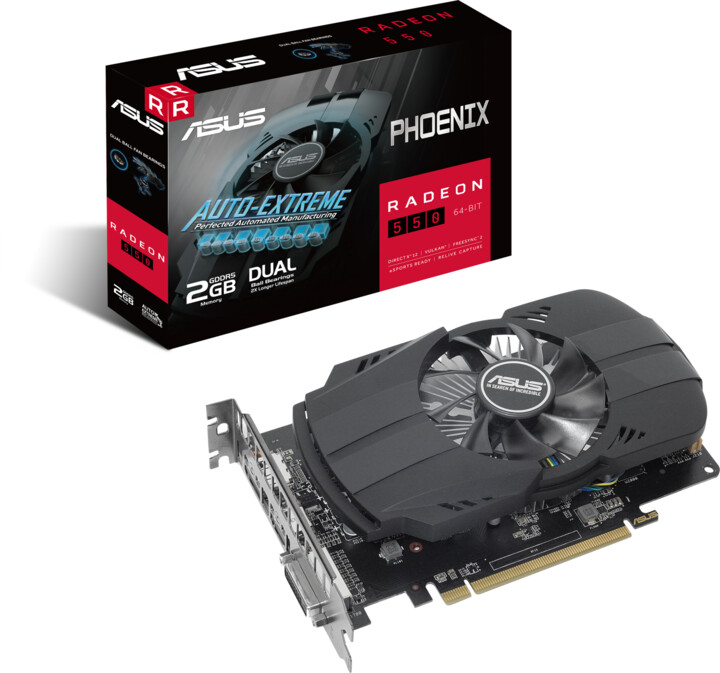Kartë grafike ASUS Radeon PH-550-2G, 2GB GDDR5