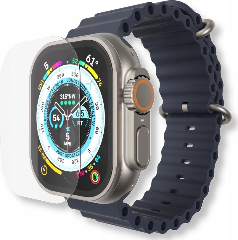 Заштита за екран NEXT ONE 3D Clear, за Apple Watch Ultra 49mm, проѕирно стакло