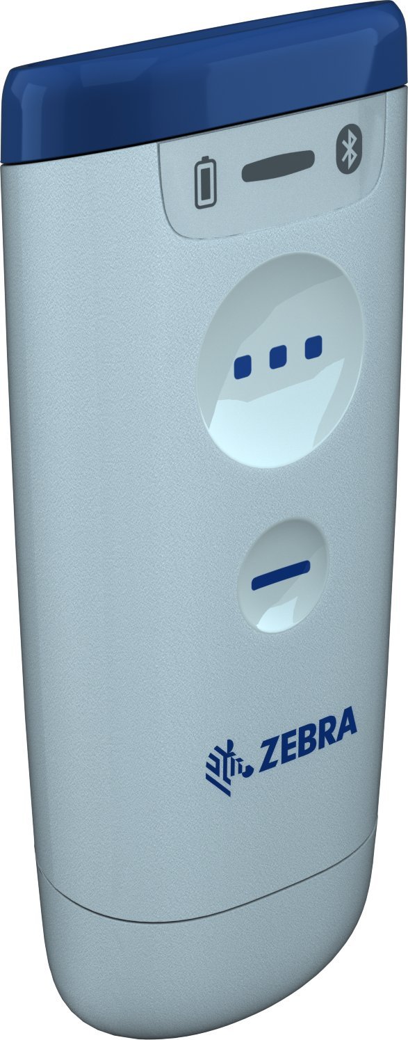 Читач на баркодови Зебра CS60 HC, 1D 2D, блутут, бел