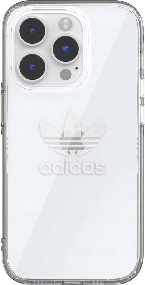 Maskë telefoni Adidas Clear për iPhone 14 Pro Max, transparente, TPU, e tejdukshme