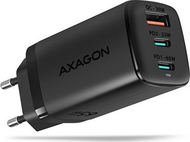 Karikues rrjeti Axagon ACU-DPQ65, 65W GaN, 1x USB A 2x USB C, i bardhë