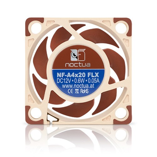 Ventilator Noctua NF-A4x20 FLX, 40x20mm, 3700-5000 RPM, i bezhë