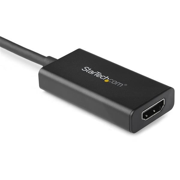 Përshtatës Startech, DisplayPort në HDMI, 4K 60Hz, HDR, i zi