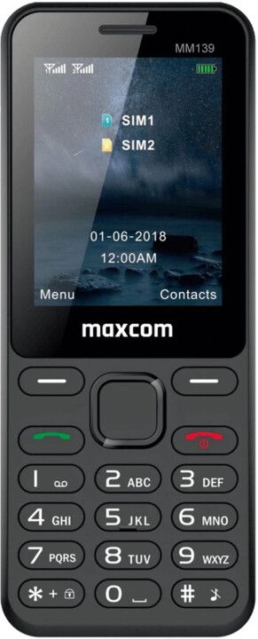 Celular Maxcom MM139, i zi