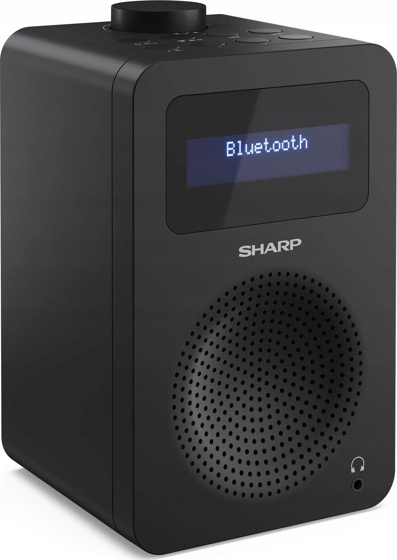 Radio digjitale Sharp DR-430, DAB/DAB+, Bluetooth 5.0, e zezë