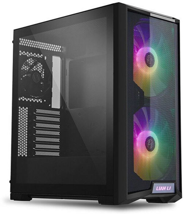 Kasë LIAN-LI LANCOOL 215, Mid Tower - ARGB, Tempered Glass, e zezë