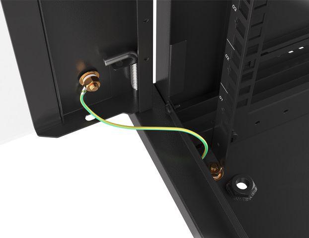 Kabinet për server Lanberg WF01-6409-10B, 19", i zi