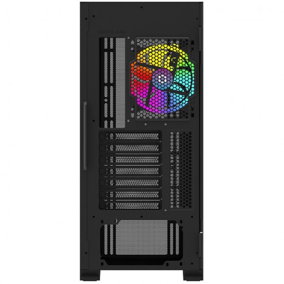 Kasa gaming Aqirys Arcturus Pro, midi tower EATX, ARGB, e zezë