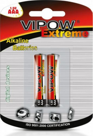 Bateri AAA Rebel Extreme Alkaline Power BAT0090B, alkaline, paketim 2 copë