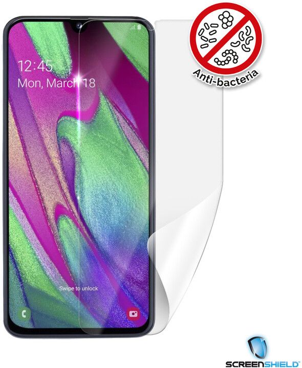 Folie mbrojtëse Screenshield Anti-Bacteria për Samsung Galaxy A40