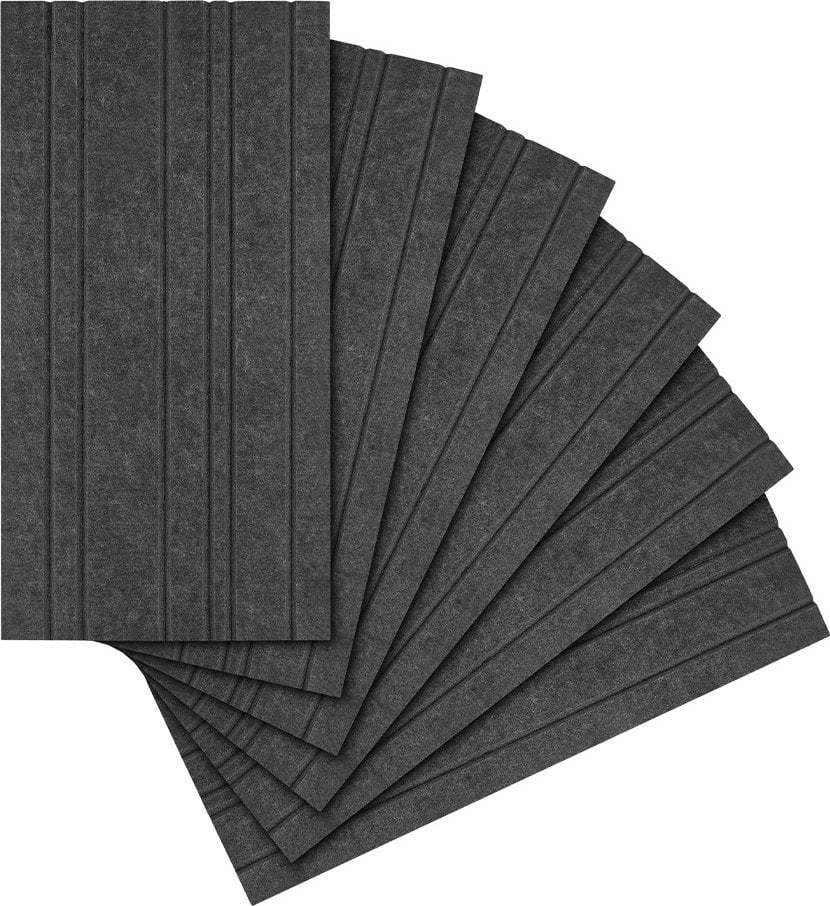 Panele akustike Streamplify Acoustic Panels, set 6 copë, 12mm, gri