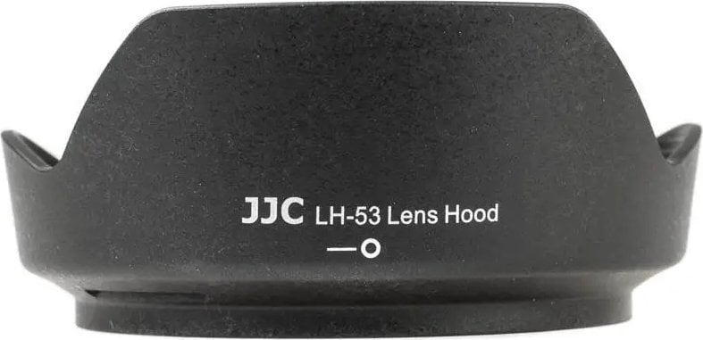 Hood lente JJC LH-53 për Nikon AF-S NIKKOR 24-120mm F/4G ED VR, zëvendëson Nikon HB-53, i zi