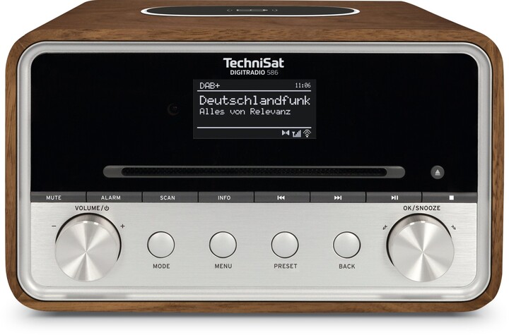 Radio TechniSat DigitRadio 586, e kaftë / argjendtë