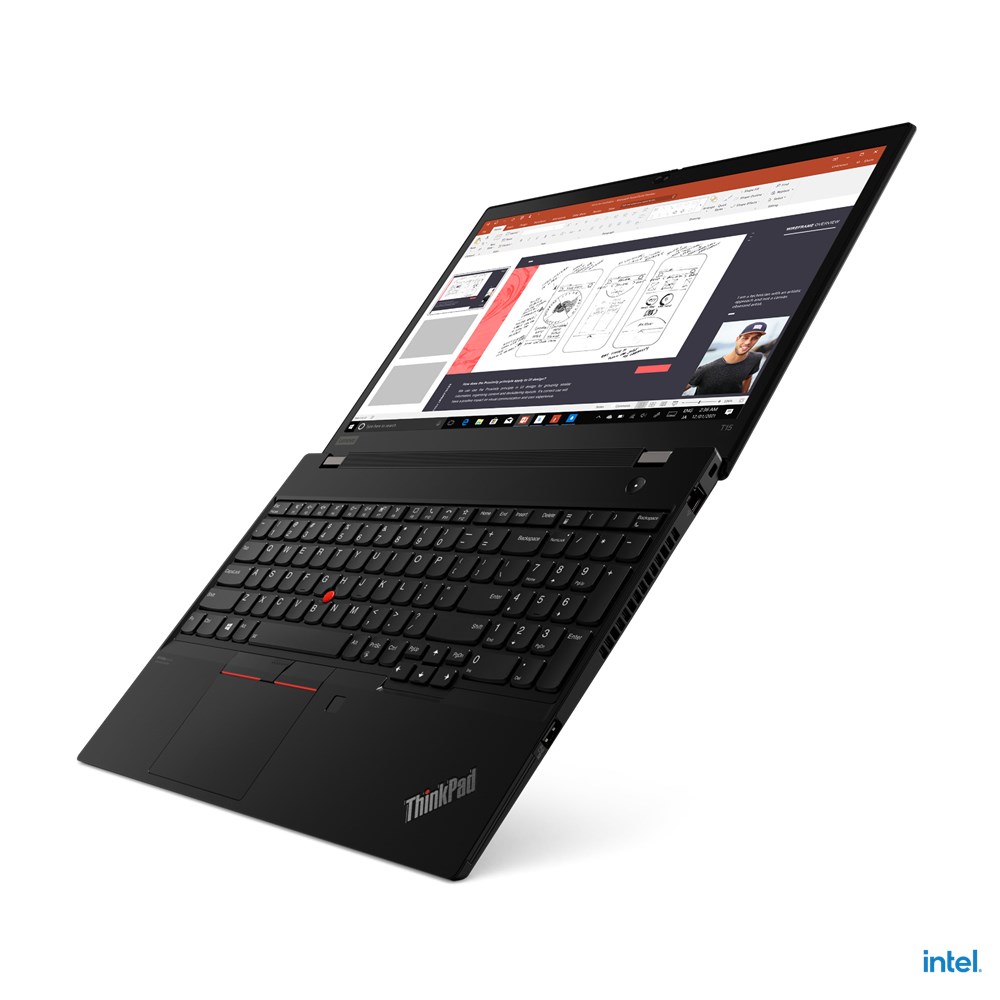 Лаптоп Lenovo ThinkPad T15, 15.6", Intel i5-1135G7, 16 GB RAM, 512 GB SSD, црн