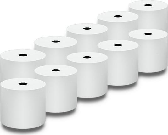 Rrolë termike Qoltec, 57x40 mm, 55 g/m², e bardhë