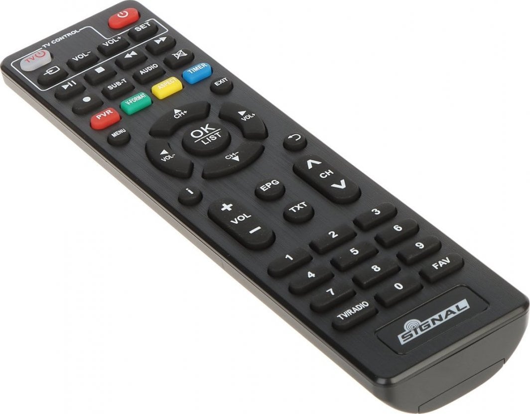 Pilot televizori RTV Signal PILOT-T2, për tunerë T2 SIGNAL SERIES, i zi