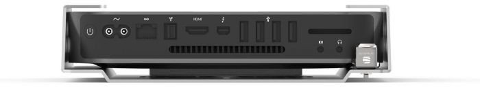 Mbajtëse sigurie për Mac mini Compulocks 2024, sistem Keyed Alike, argjendtë