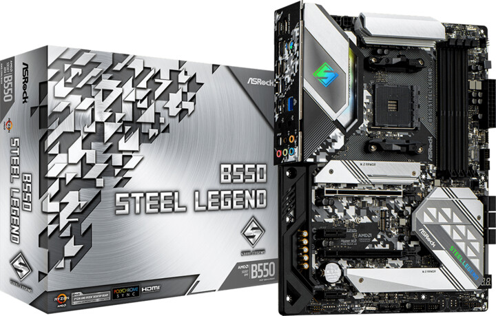 Pllakë amë ASRock B550 Steel Legend - AMD B550