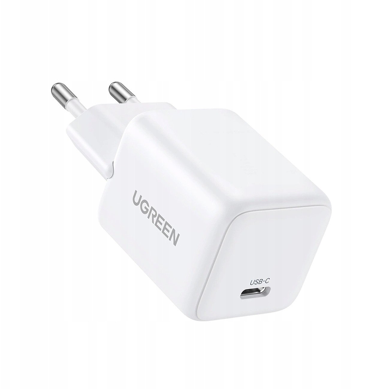 Полнач за ѕид Ugreen X512, USB-C, GaN, 20W, бел