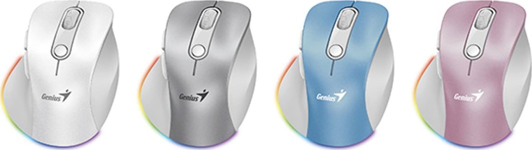 Maus Genius Genius Ergo 9000S Pro, 2400DPI, i bardhë