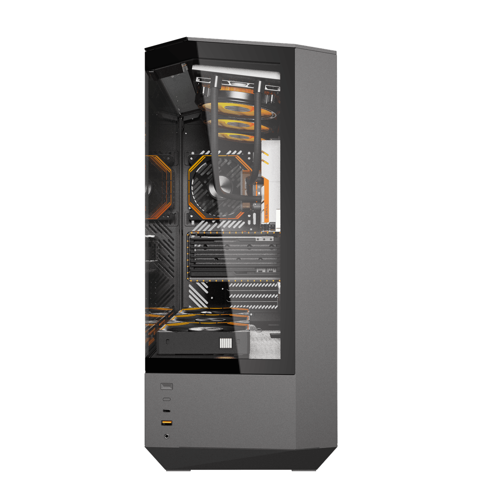 Kasë Darkflash Case DY460, Mid-Tower, e zezë