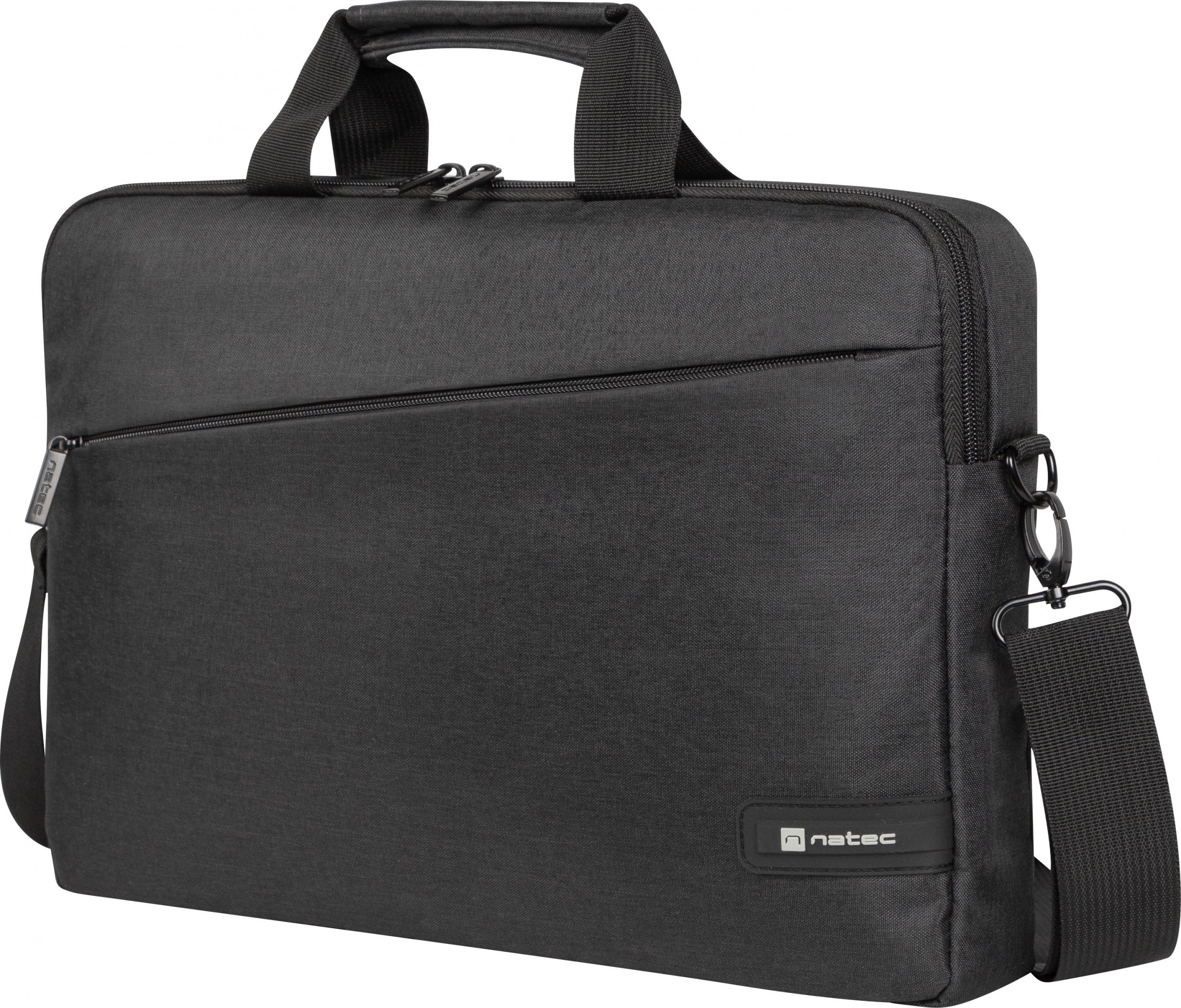 Çantë laptopi Natec Beira NTO-2056, 15.6", me rrip shpatulle, e zezë