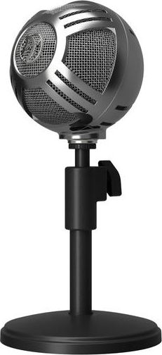 Mikrofon USB Arozzi Sfera SFERA CHROME, kondensator kardioid, dalje kufjesh 3.5mm, krom