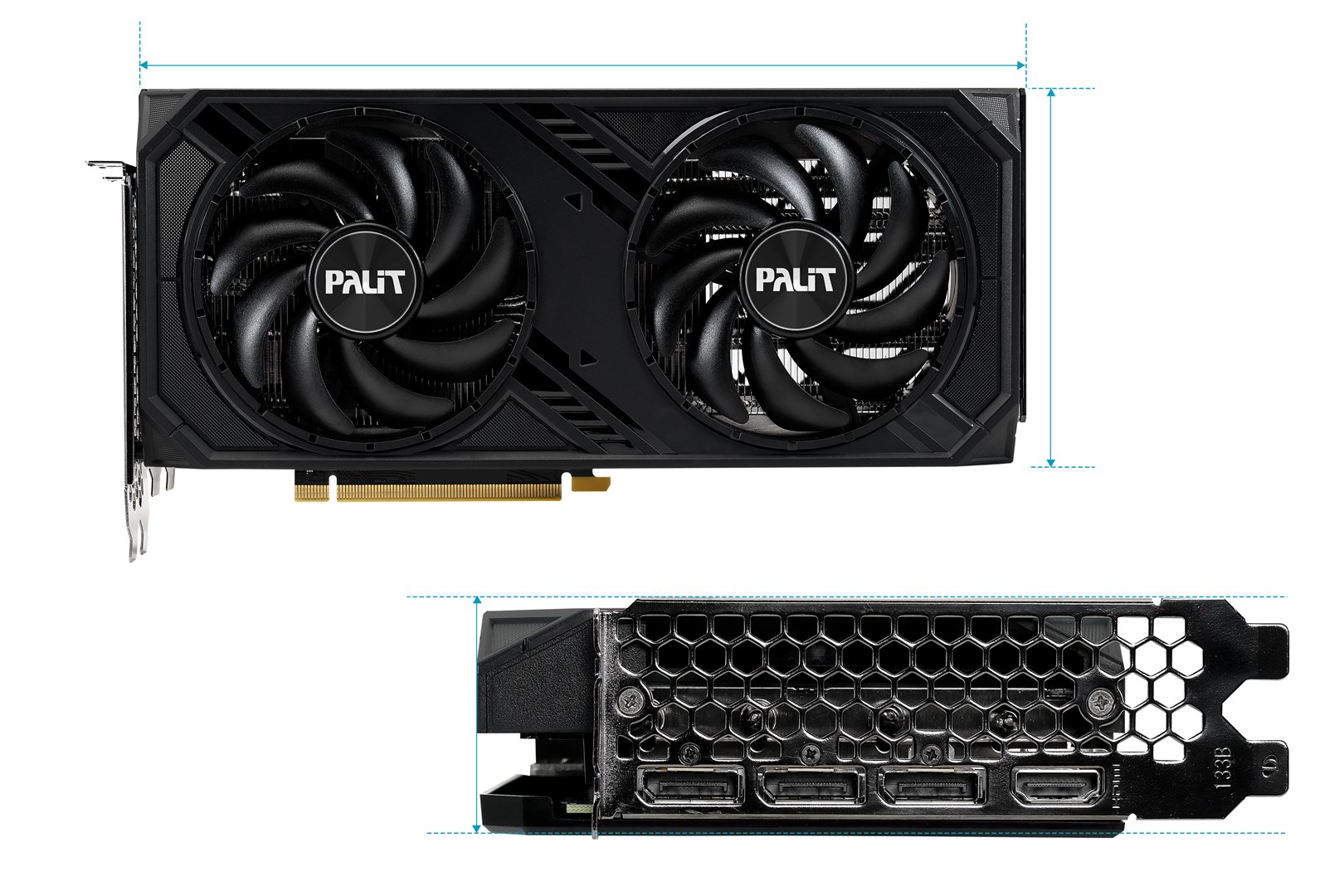 Kartë grafike PALiT NVIDIA GeForce RTX 4070 SUPER, 12 GB GDDR6X, NED407SS19K9-1043D