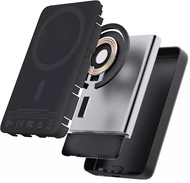 Power bank Aukey PB-MS08, 10000mAh, kompakt, gri