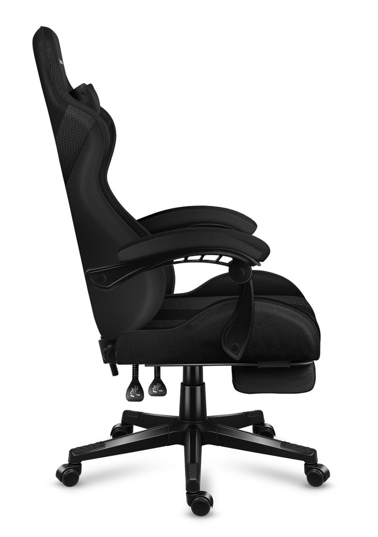 Karrige lojërash Huzaro Force 4.7 Carbon Mesh, e zezë 