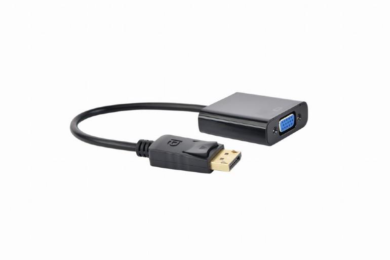 Përshtatës Gembird DisplayPort AV - D-Sub (VGA), i zi