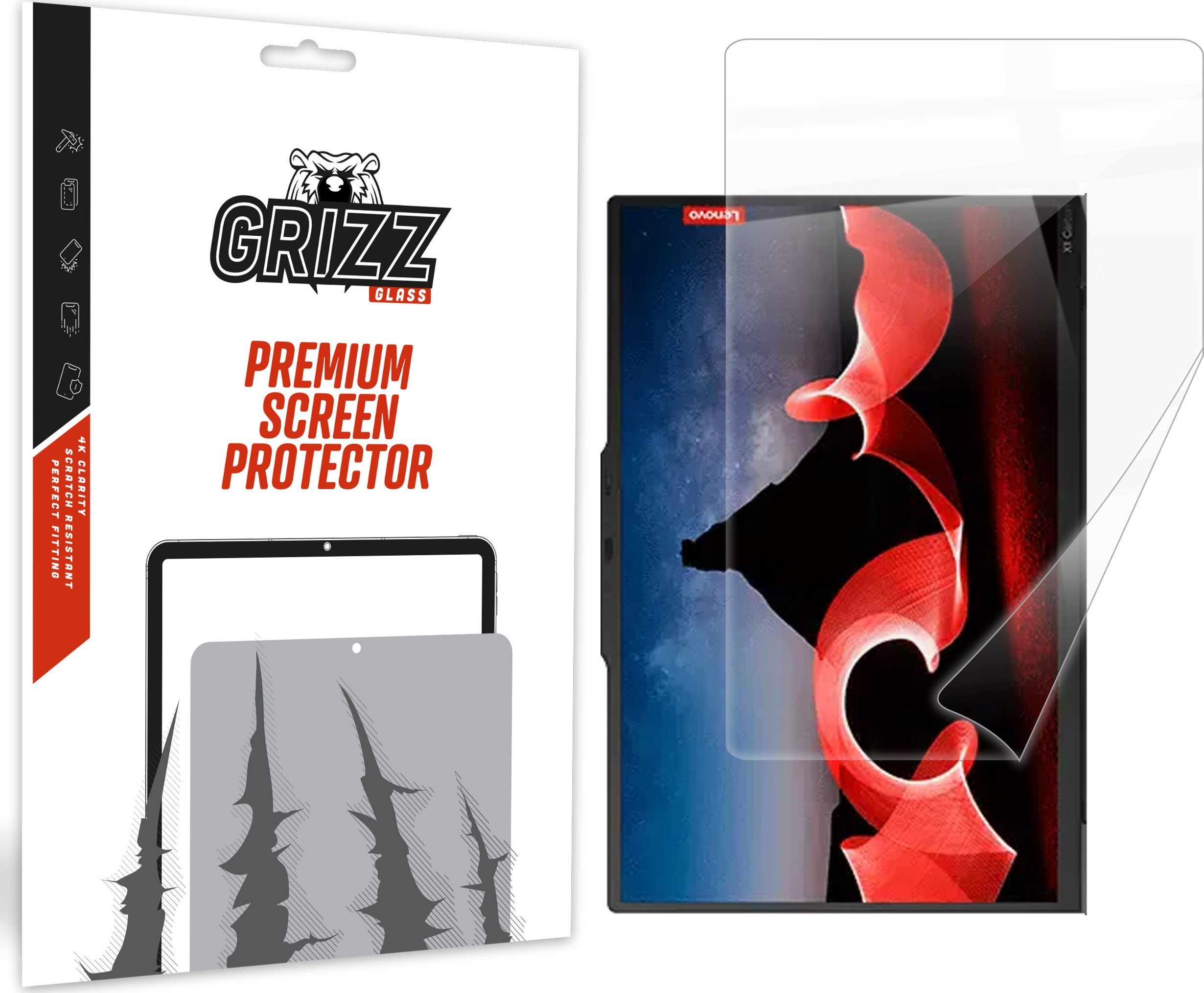 Folje mbrojtëse ekrani Grizz CeramicFilm për Lenovo ThinkPad X1, qeramike, transparente