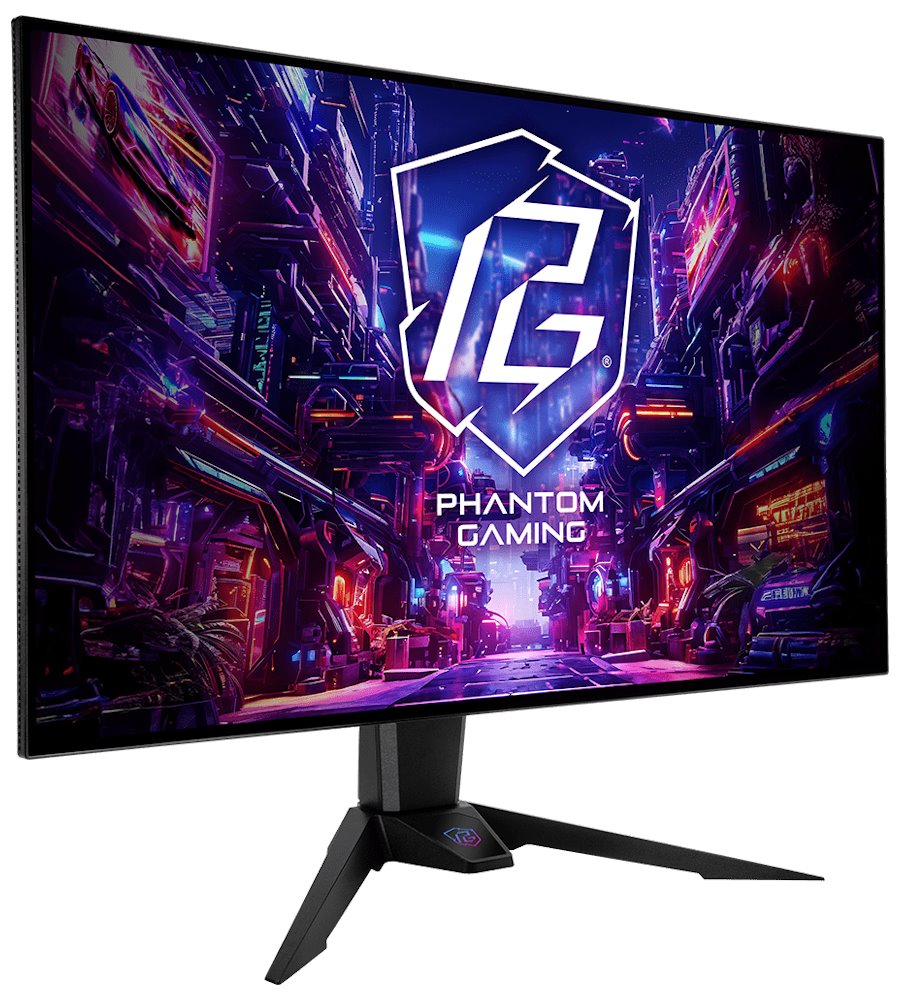 Monitor ASROCK PGO32UFS LCD, 32", 4K UHD, 240Hz, i zi