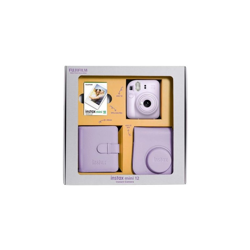 Instax Mini 12 Bundle Box (Lilac Purple)