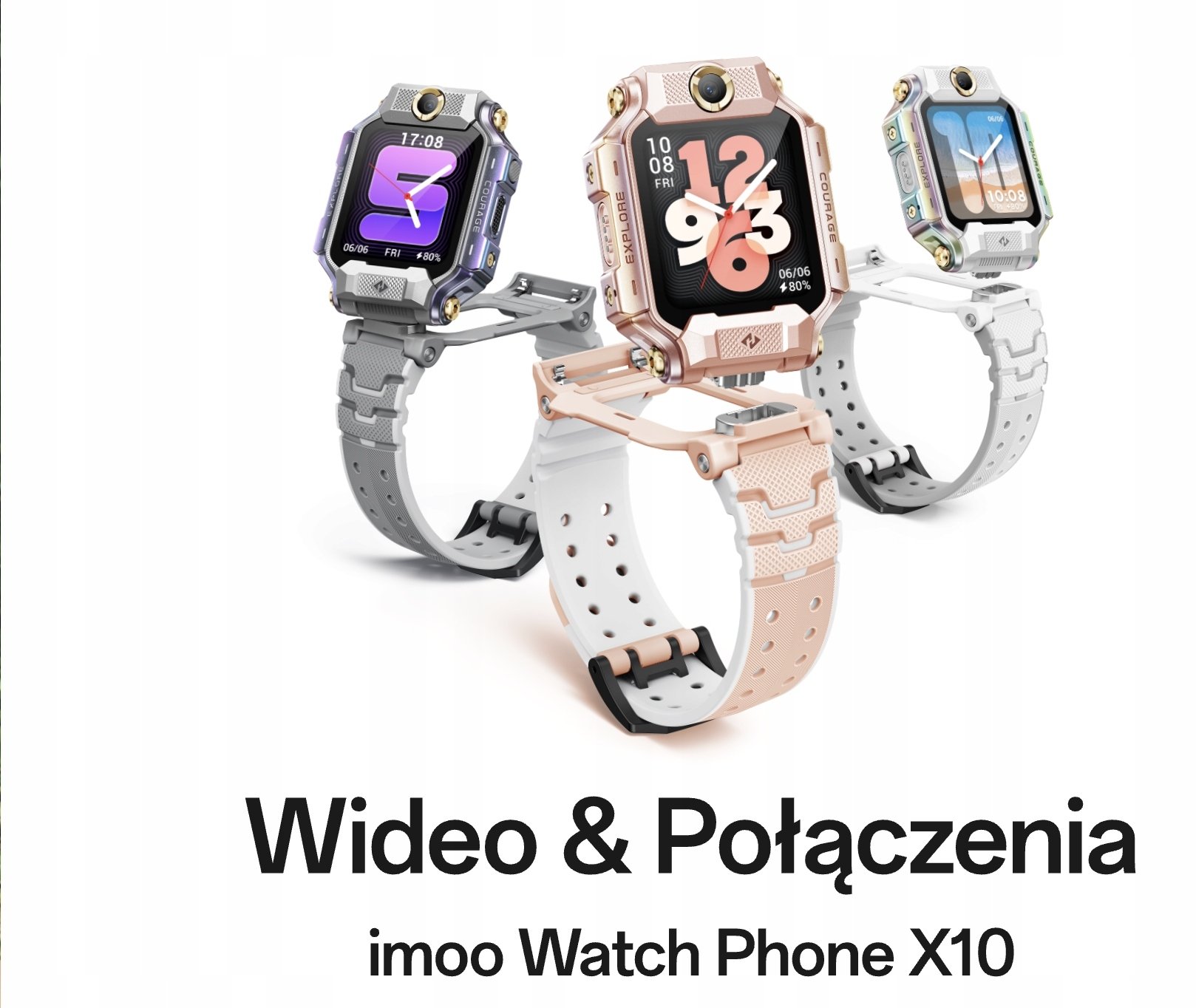 Паметен часовник за деца Imoo Watch Phone X10, 1.6" OLED, 4G, зелен