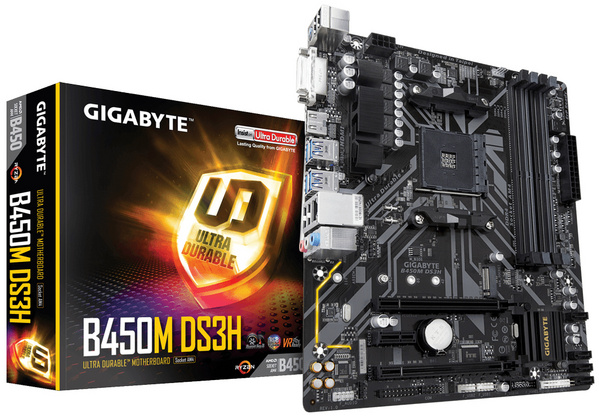 Pllakë amë Gigabyte B450M DS3H AMD B450 Socket AM4 micro ATX