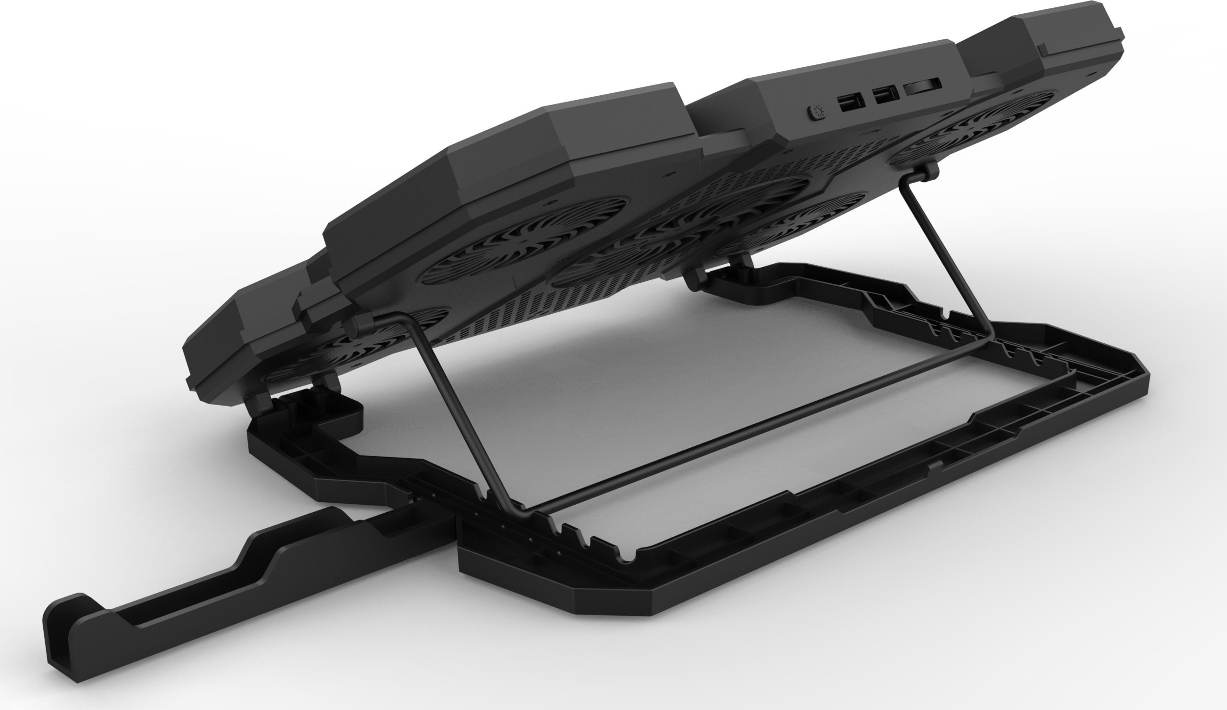 Ftohës laptopi Inca INC-614GMS, me ventilatorë, i zi