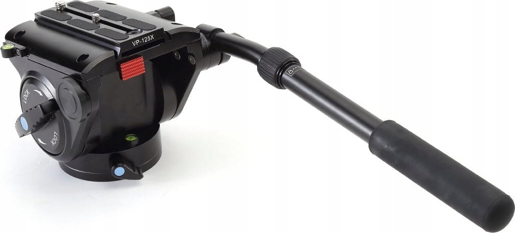 Kokë video Sirui VH-15, mekanizëm fluid, kapacitet 10 kg, e zezë