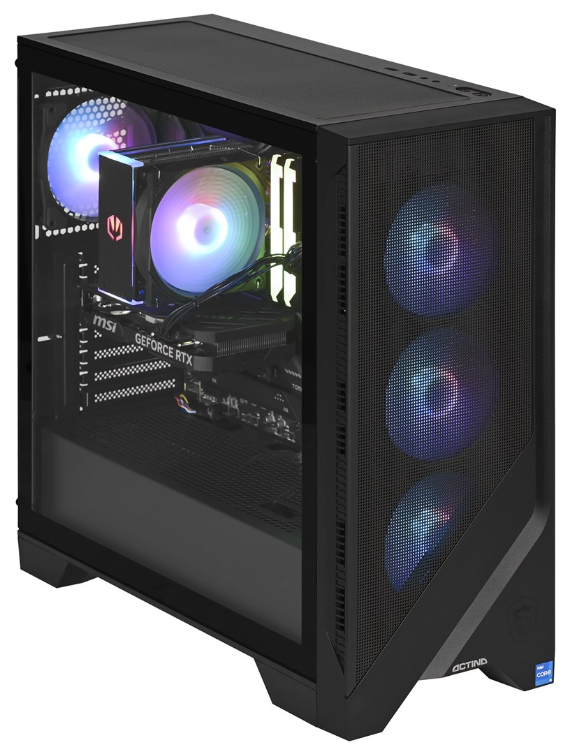 Kompjuter Actina, AMD Ryzen 5 7600, 32GB RAM, 1TB SSD, GeForce RTX 4070 SUPER, i zi