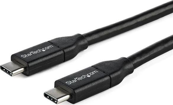 Kabllo USB StarTech USB C në USB C, 1m, 100W, e zezë